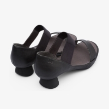 Camper Alright Heeled Sandals Black - Womens Singapore BTPKSR-145